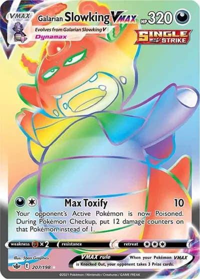 Galarian Slowking VMAX (Secret)  Pokemon card