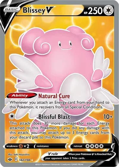 Blissey V (Full Art)  Pokemon card