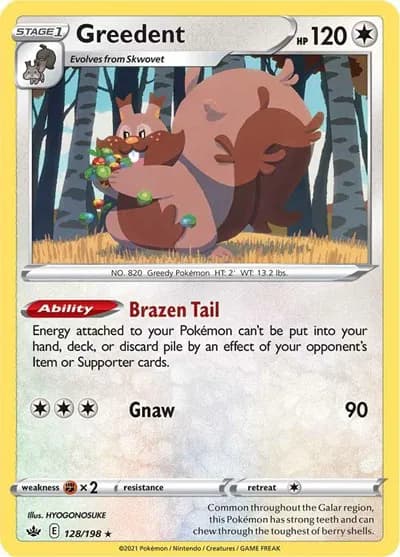 Greedent  Pokemon card