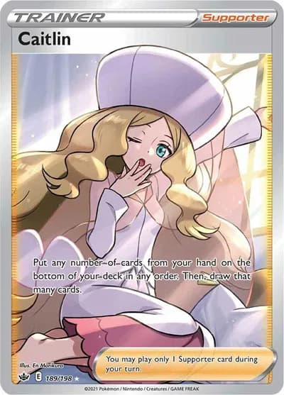 Caitlin (Full Art)  Pokemon card