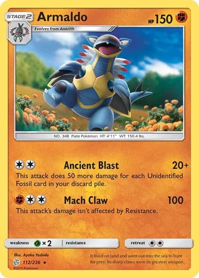 Armaldo  Pokemon card