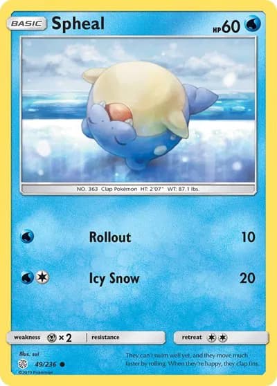 Spheal  Pokemon card