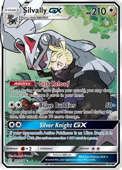 Silvally GX (Full Art)  Pokemon card