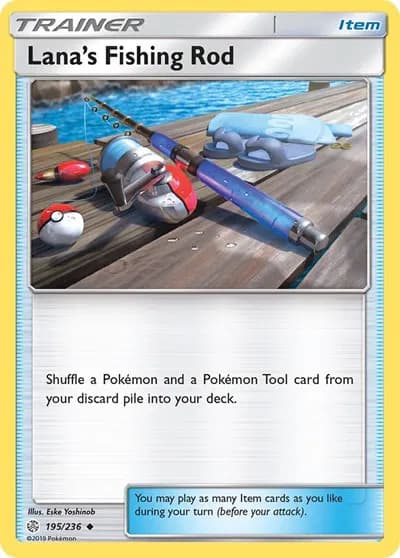 Lana's Fishing Rod  Pokemon card