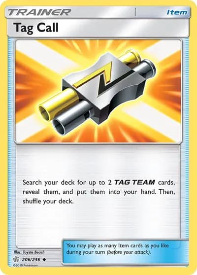 Tag Call  Pokemon card
