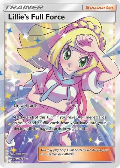 Lillie's Full Force (Full Art) Pokemon card