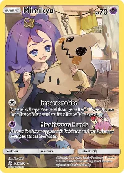 Mimikyu (Secret) Pokemon card
