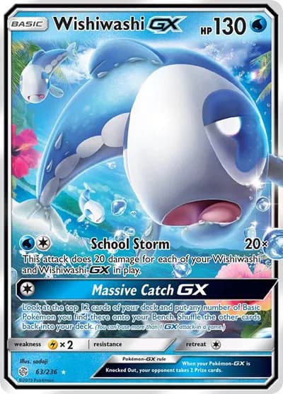 Wishiwashi GX  Pokemon card