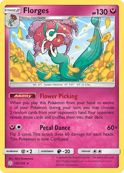 Florges  Pokemon card