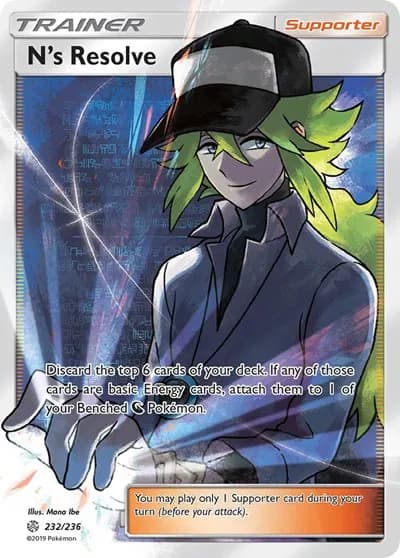 N's Resolve (Full Art)  Pokemon card