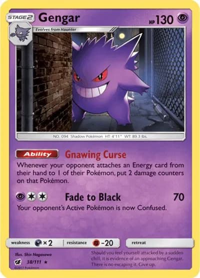 Gengar Pokemon card
