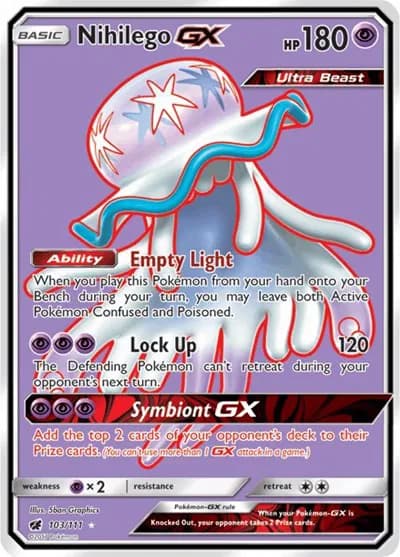Nihilego GX (Full Art)  Pokemon card