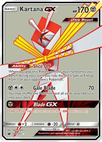 Kartana GX (Full Art)  Pokemon card