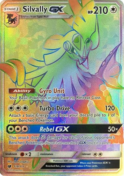 Silvally GX (Secret)  Pokemon card