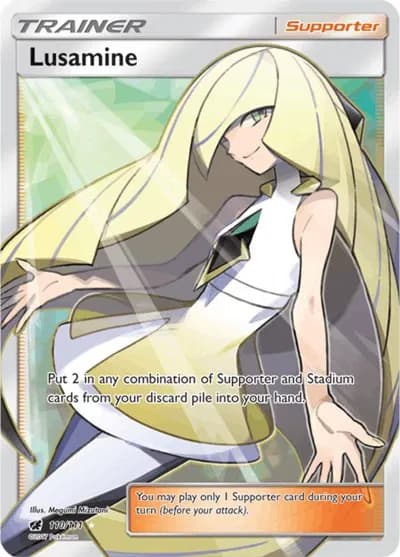 Lusamine (Full Art)  Pokemon card