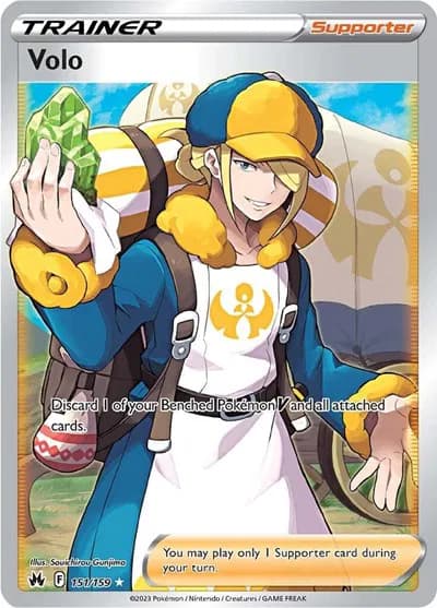 Volo (Full Art)  Pokemon card
