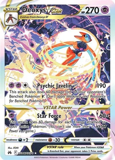 Deoxys VSTAR  Pokemon card