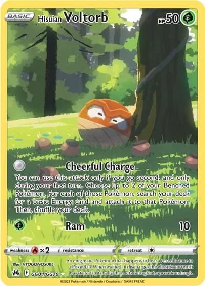 Hisuian Voltorb  Pokemon card