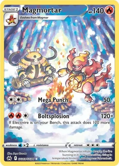 Magmortar  Pokemon card