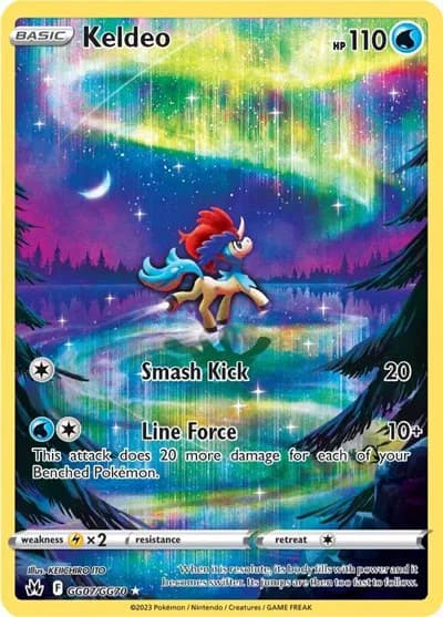 Keldeo Pokemon card