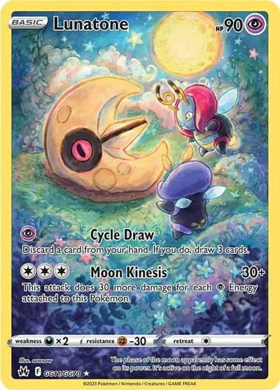 Lunatone  Pokemon card