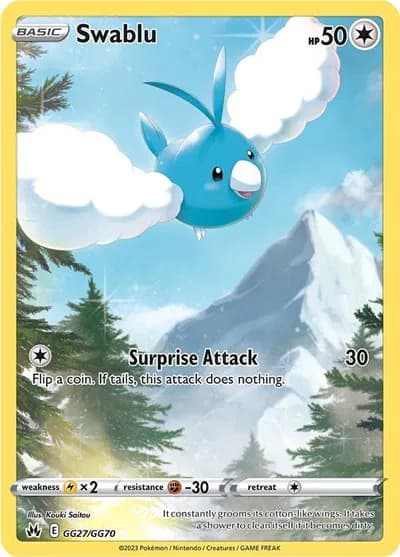 Swablu  Pokemon card