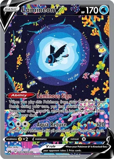Lumineon V  Pokemon card