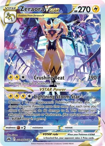 Zeraora VSTAR  Pokemon card