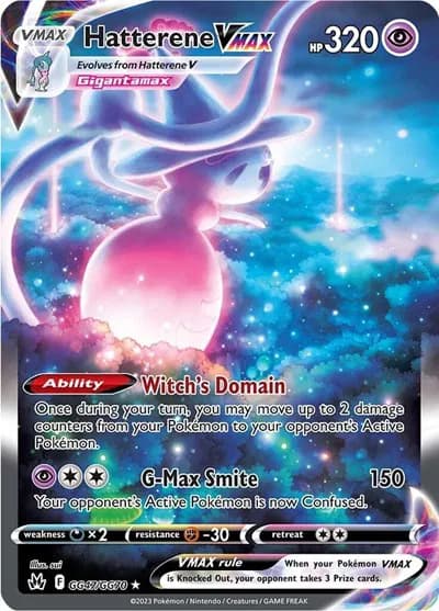 Hatterene VMAX  Pokemon card