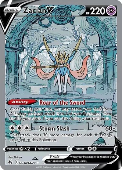 Zacian V  Pokemon card