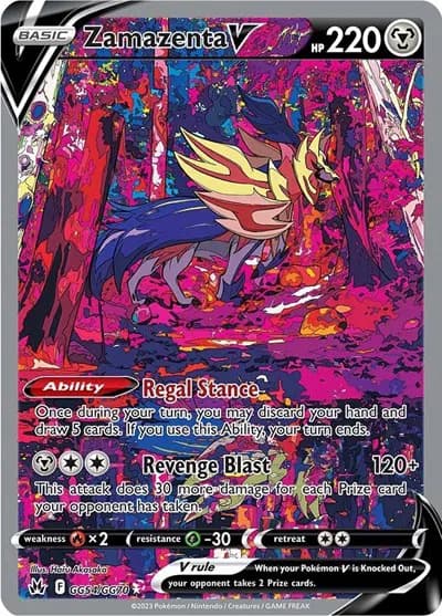 Zamazenta V  Pokemon card