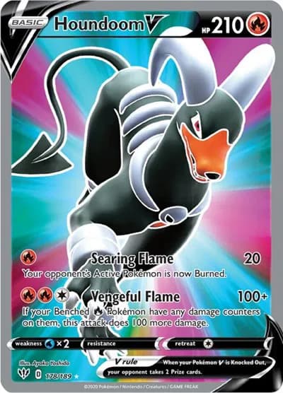 Houndoom V (Full Art)  Pokemon card
