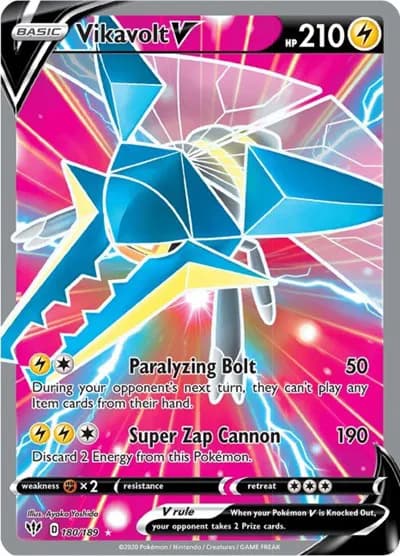 Vikavolt V (Full Art) Pokemon card