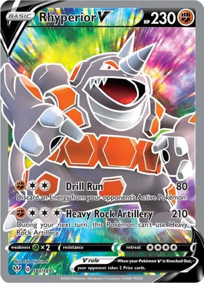Rhyperior V (Full Art)  Pokemon card
