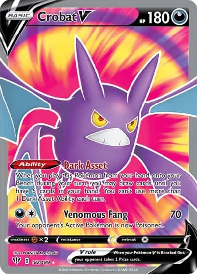 Crobat V (Full Art) Pokemon card