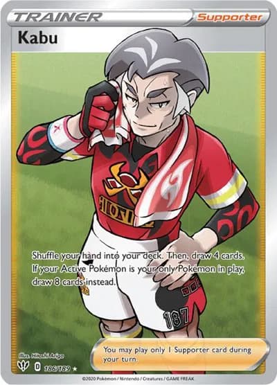 Kabu (Full Art) Pokemon card