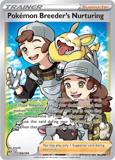 Pokemon Breeder's Nurturing (Full Art)  Pokemon card