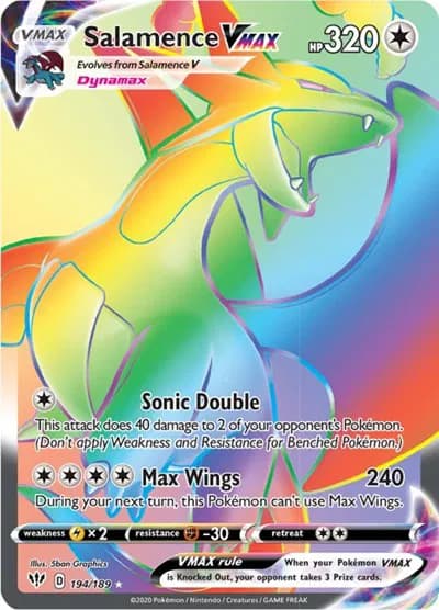 Salamence VMAX (Secret)  Pokemon card