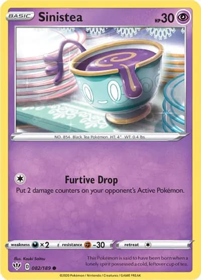 Sinistea  Pokemon card