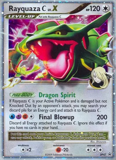 Rayquaza C Lv.X  Pokemon card
