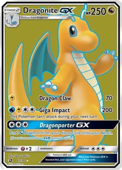 Dragonite GX (Full Art)  Pokemon card