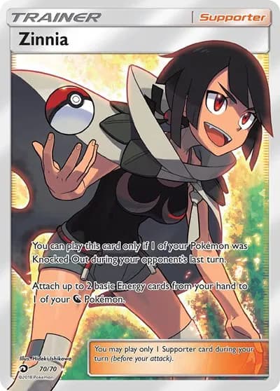 Zinnia (Full Art) Pokemon card