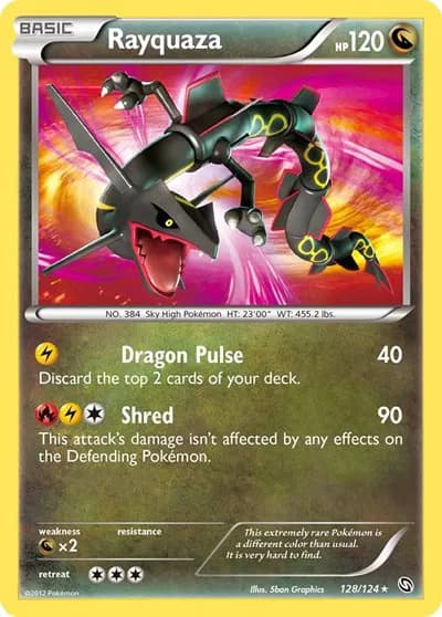 Rayquaza Pokemon card