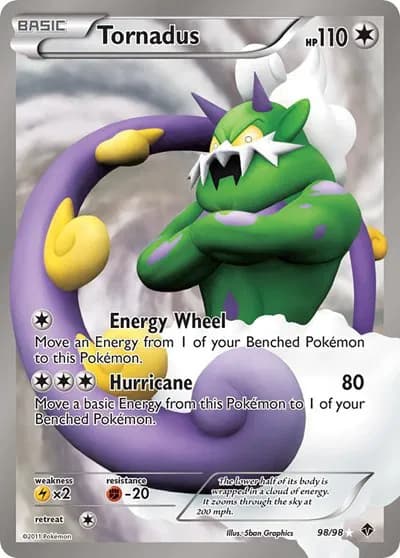 Tornadus (98 Full Art)  Pokemon card