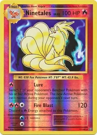 Ninetales  Pokemon card