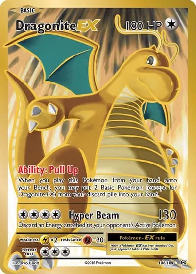 Dragonite EX (Full Art)  Pokemon card