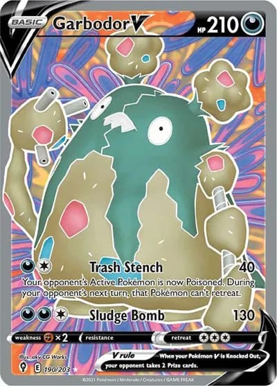 Garbodor V (Full Art)  Pokemon card