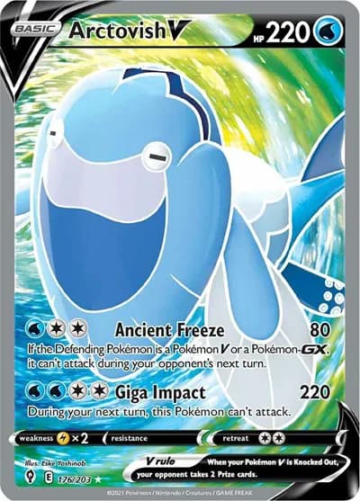 Arctovish V (Full Art)  Pokemon card