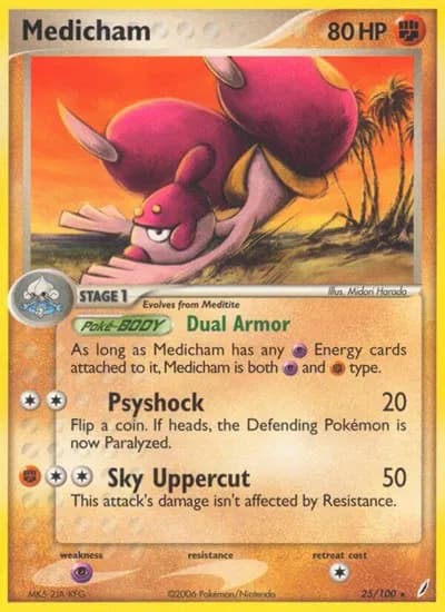Medicham  Pokemon card