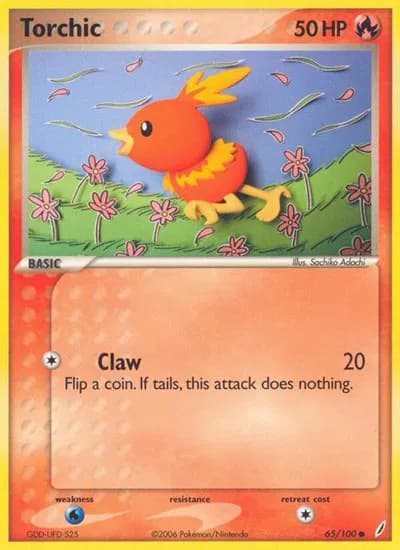 Torchic (65)  Pokemon card
